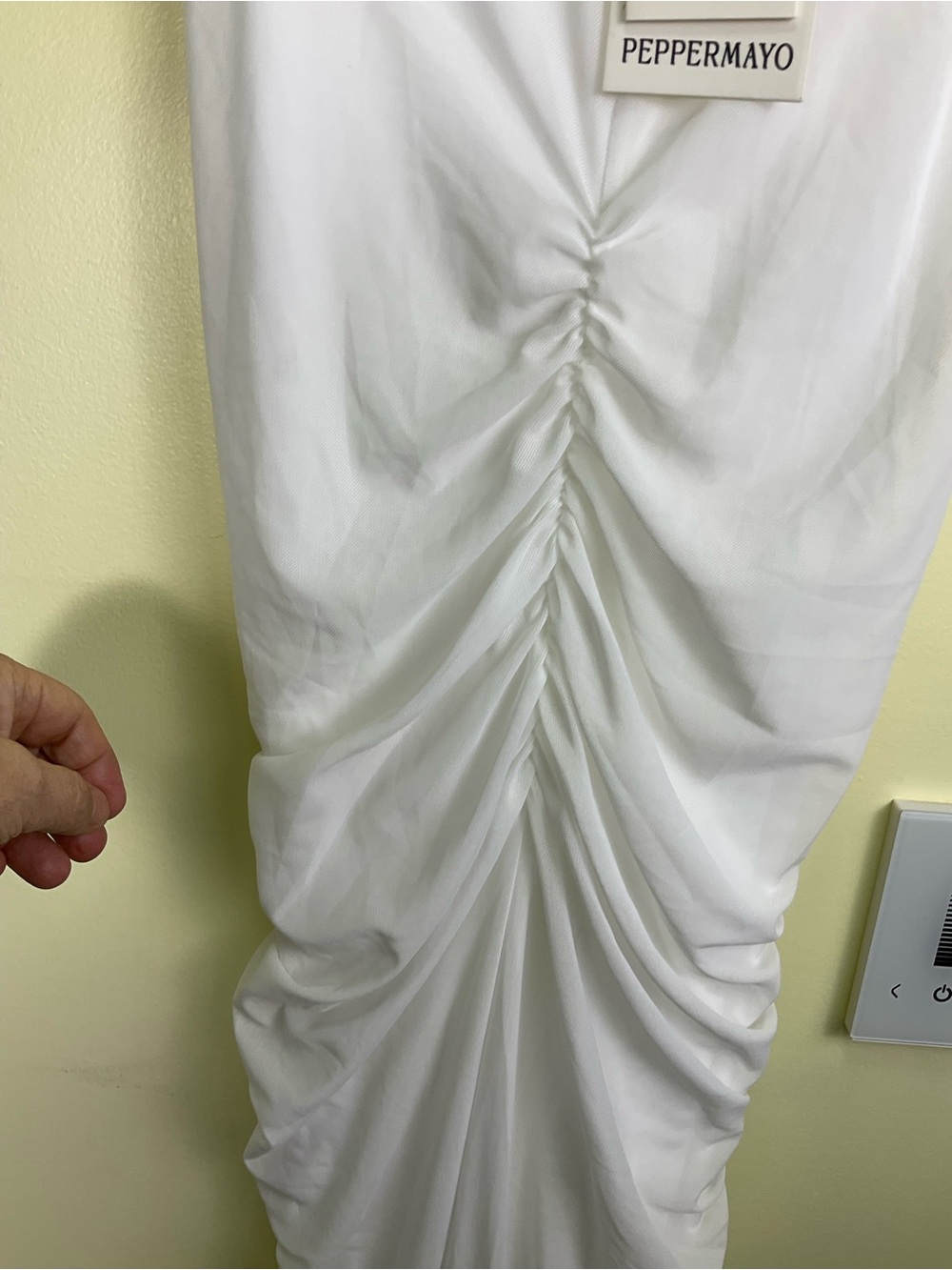 Peppermayo Conquer Maxi Strapless Dress - White - Picture 4 of 9